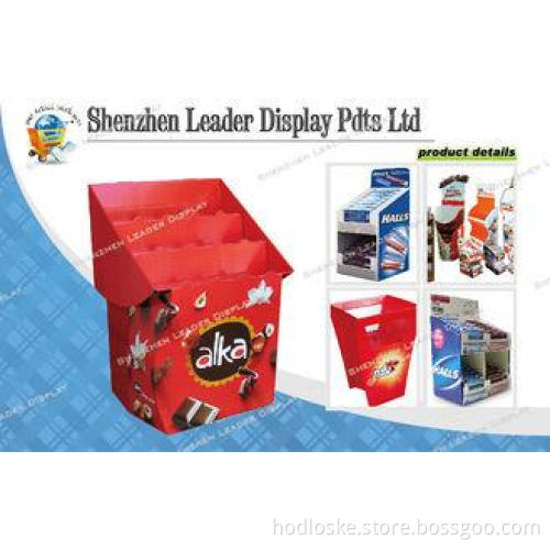 Durable Pos Display Stands With 3 Shelves For Candy / Cooki